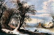 Gijsbrecht Leytens Winter Landscape oil painting reproduction